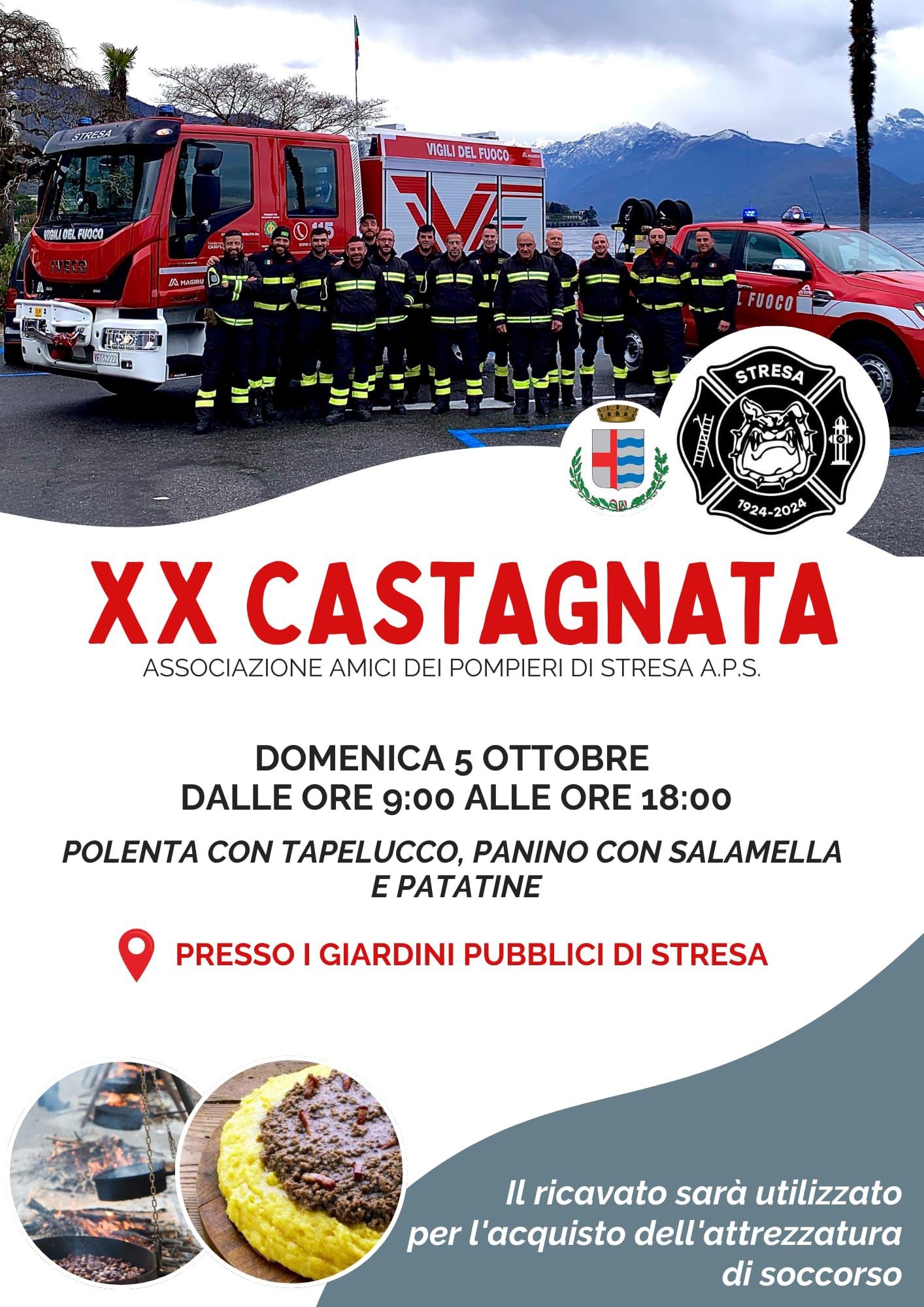 CASTAGNATA a cura dell'Ass.ne Amici dei Pompieri di Stresa APS