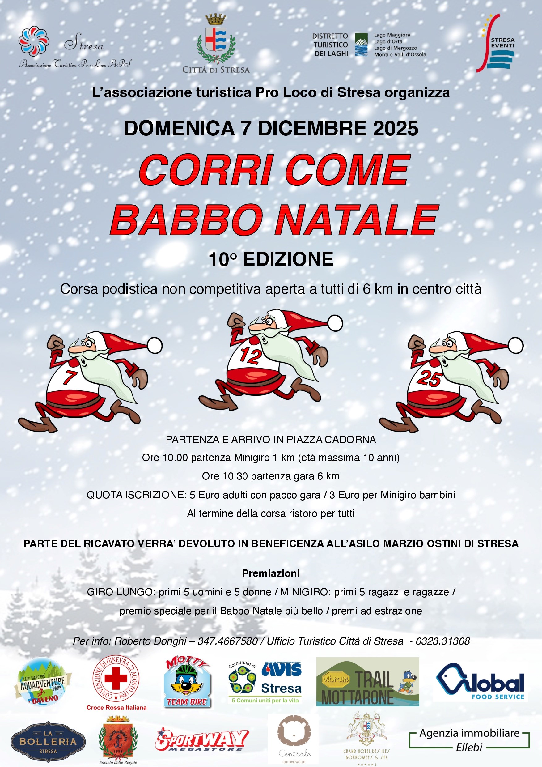 “CORRI COME BABBO NATALE”  Xa edizione  