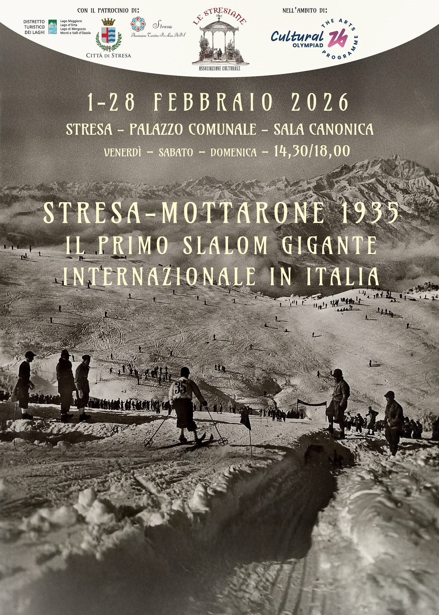 MOSTRA: STRESA-MOTTARONE 1935 Il primo slalom gigante internazionale in Italia