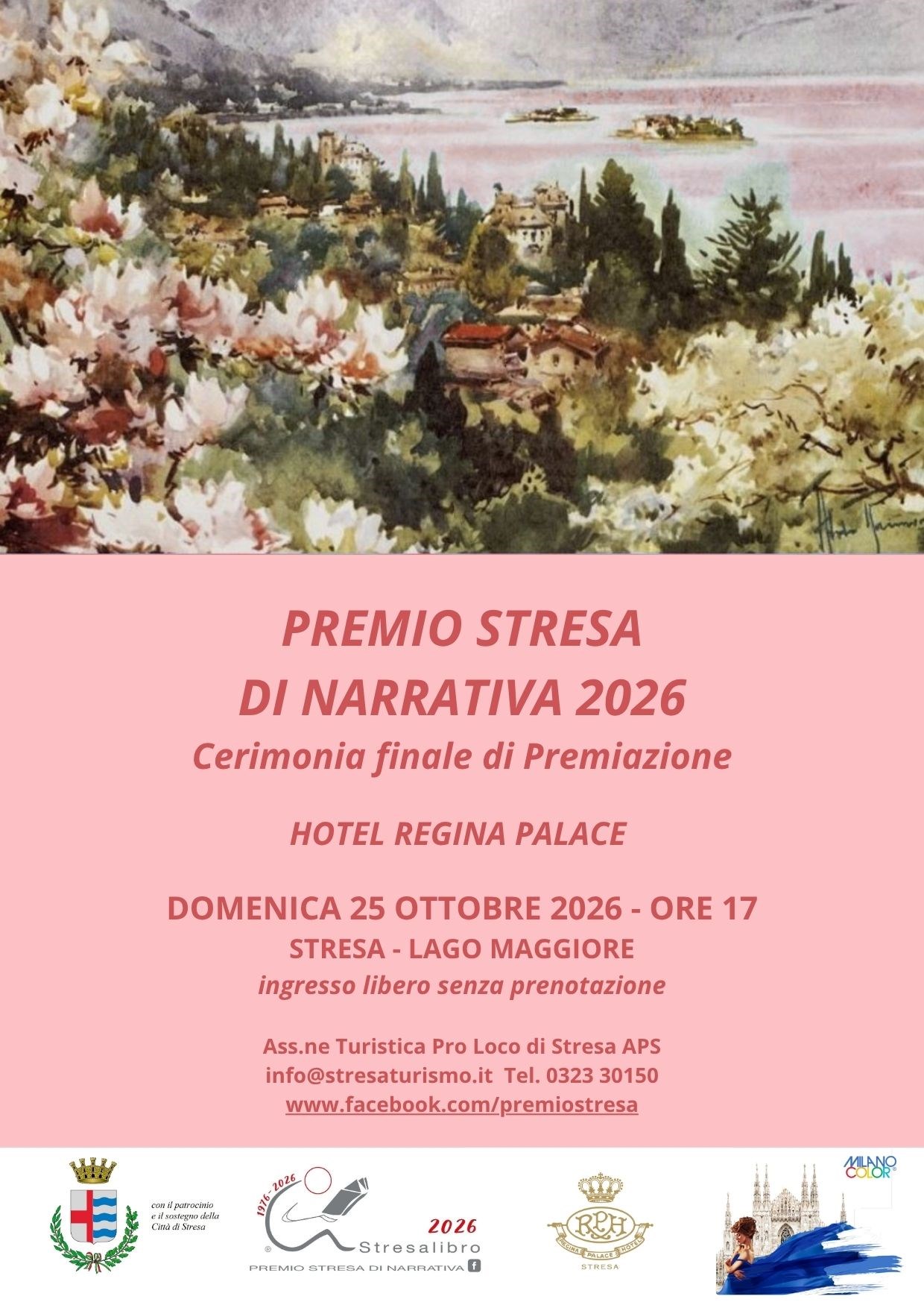 Cerimonia Finale Premio Stresa di Narrativa 2026 